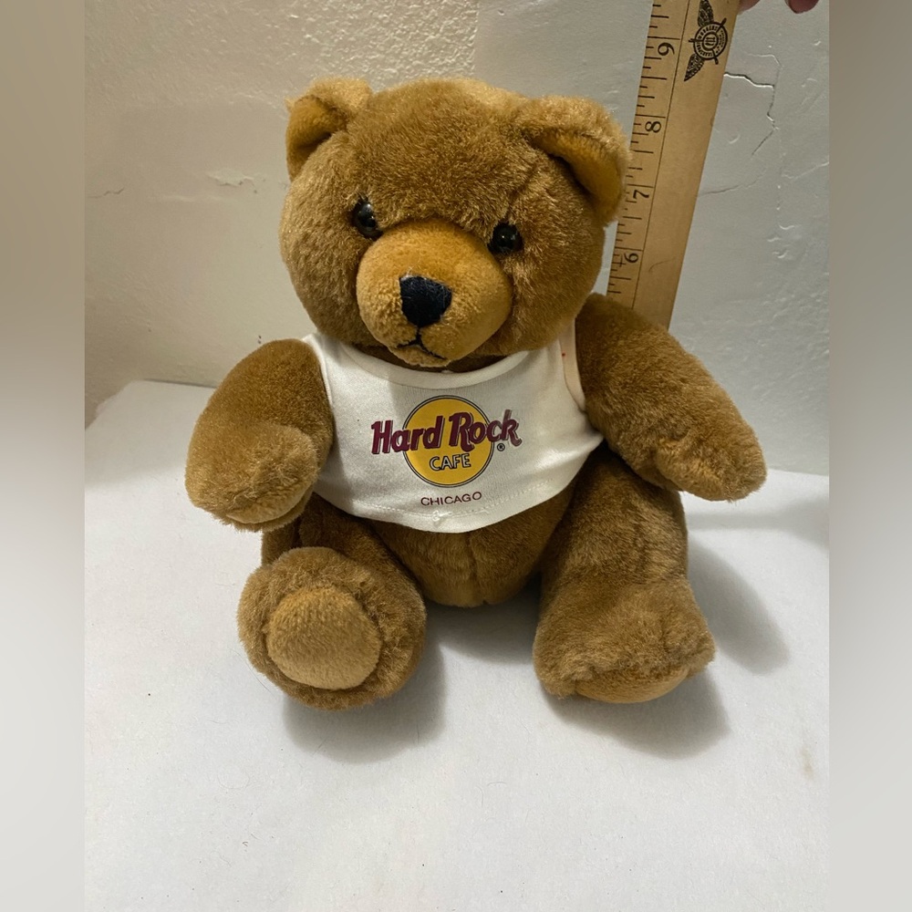 Hard Rock Cafe Vintage Bear Plush Chicago